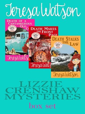 cover image of Lizzie Crenshaw Mysteries--Box Set of 3